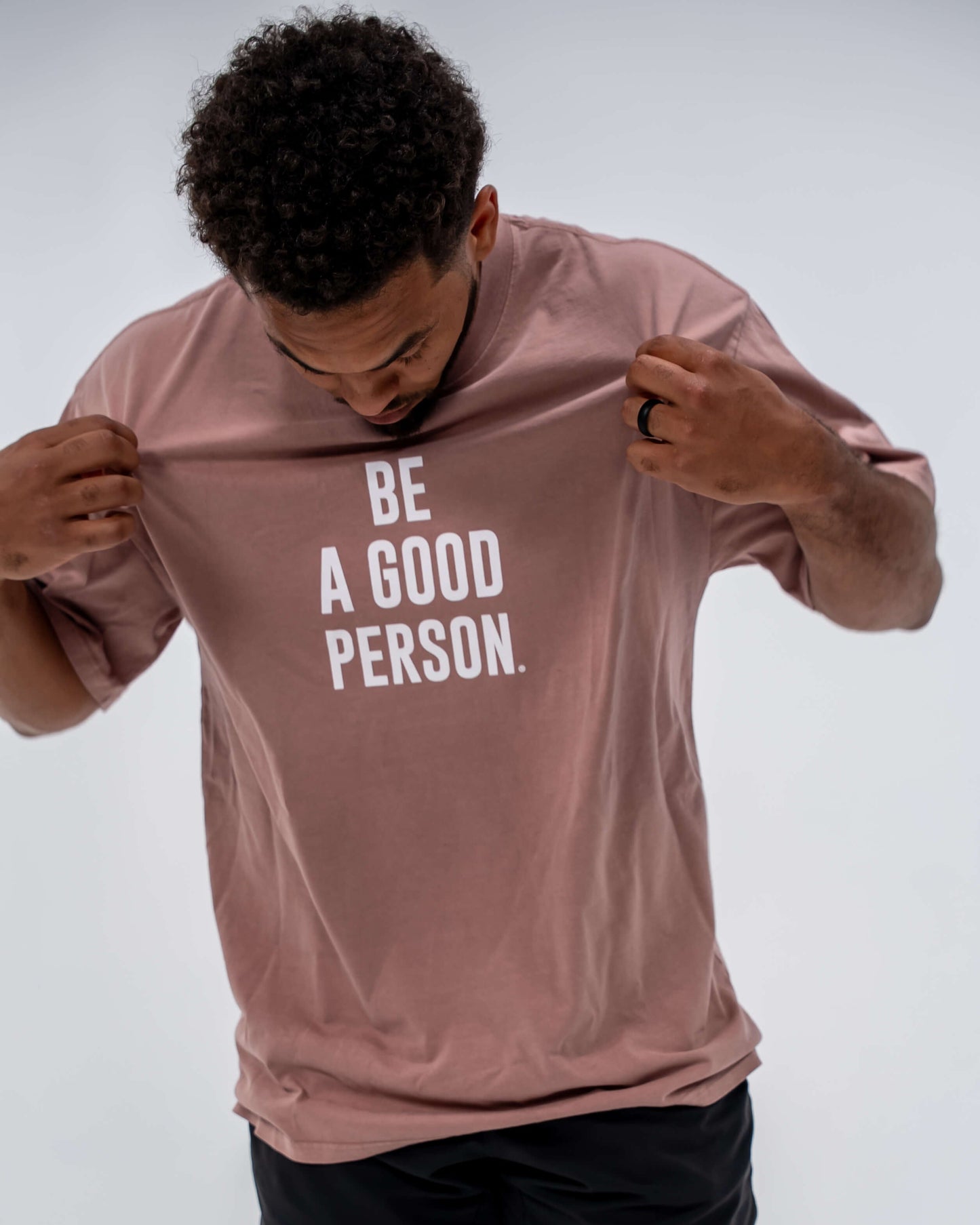 Signature Heavyweight Box T-Shirt - Mauve
