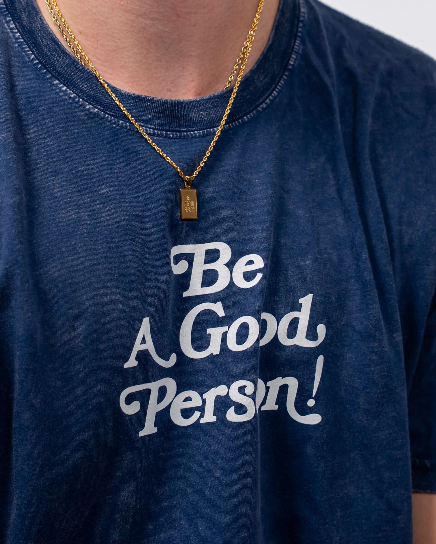 Exclamation Relaxed T-Shirt - Blue Stone Wash