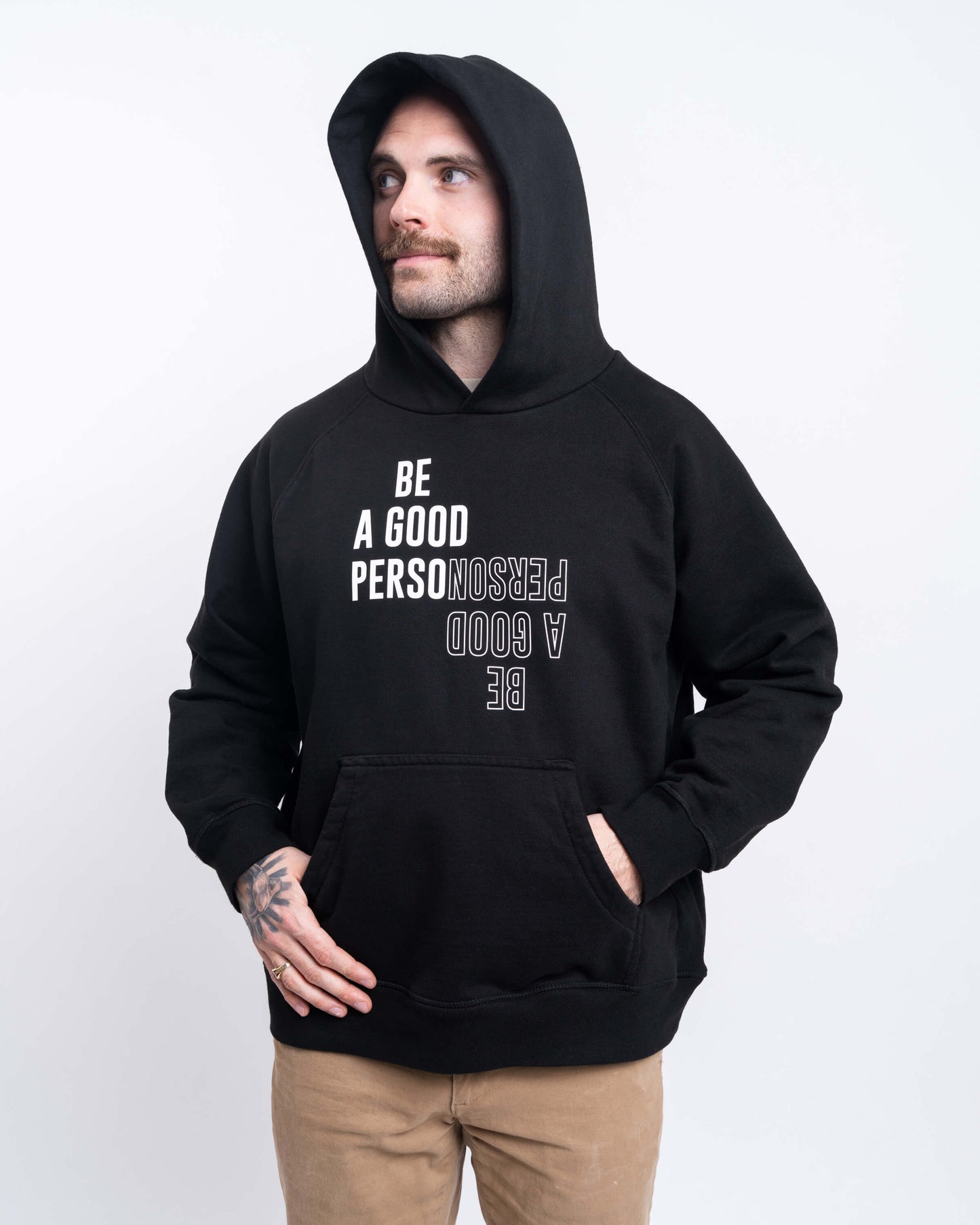 Reflection Heavyweight Hoodie - Black