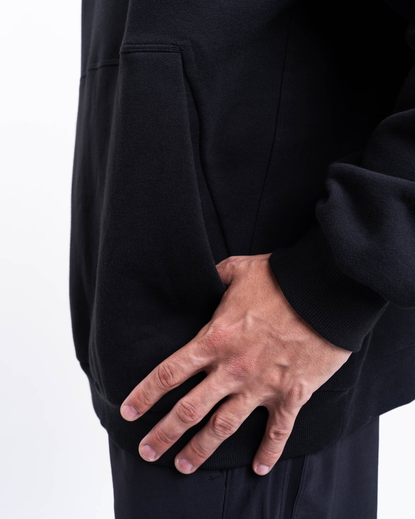 Steady State Pullover Hoodie - Black - lululemon // BE A GOOD PERSON *Pre-Order*