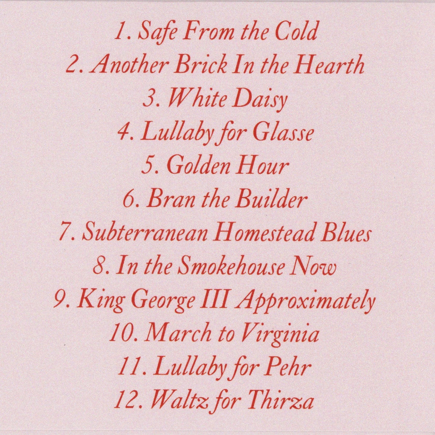 Safe From the Cold CD by C.W. Lewis
