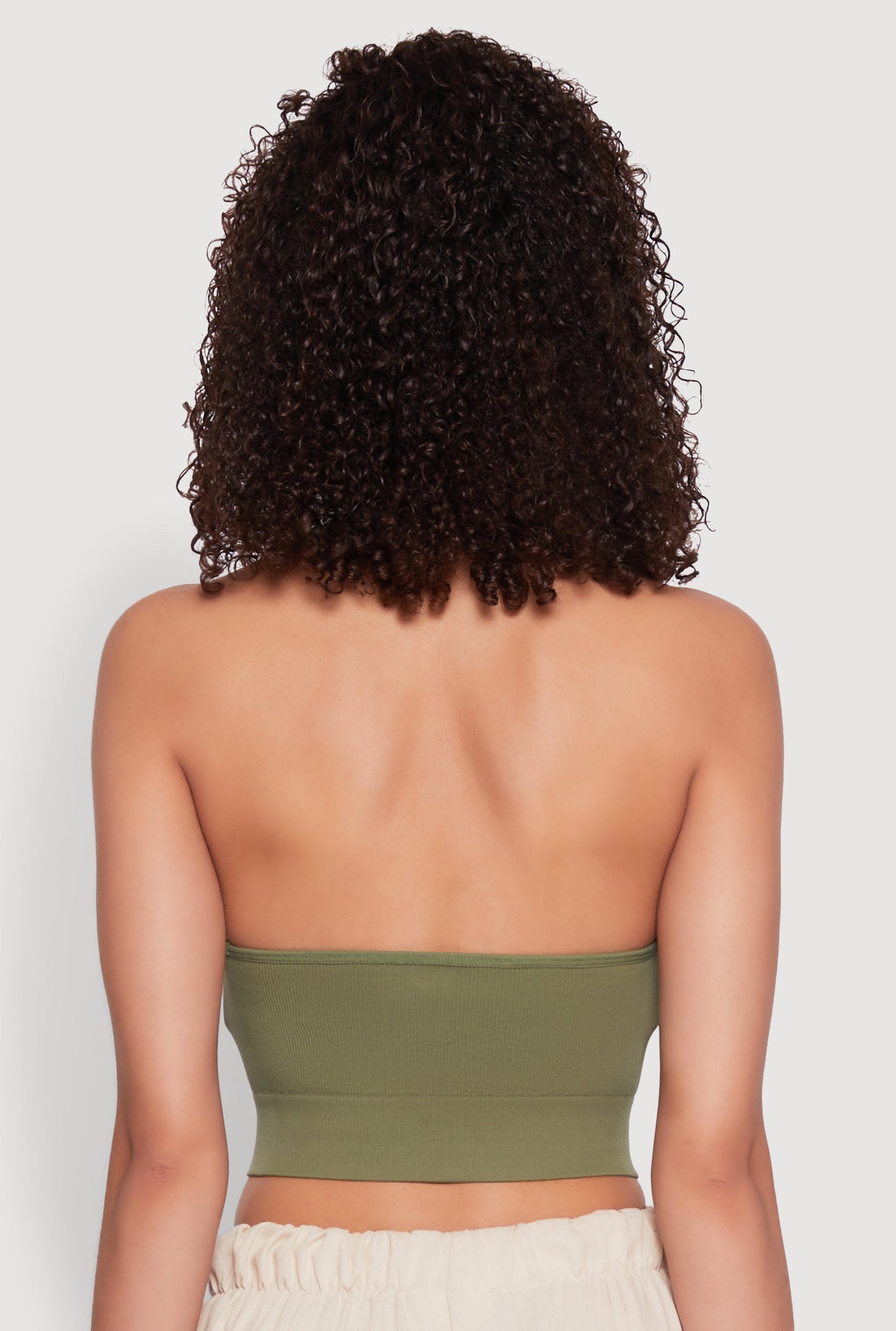 Seamless Laser Cut Cropped Halter Top