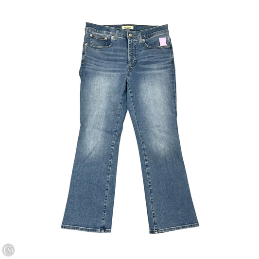 Jeans Boot Cut By Madewell In Blue Denim, Size: 10