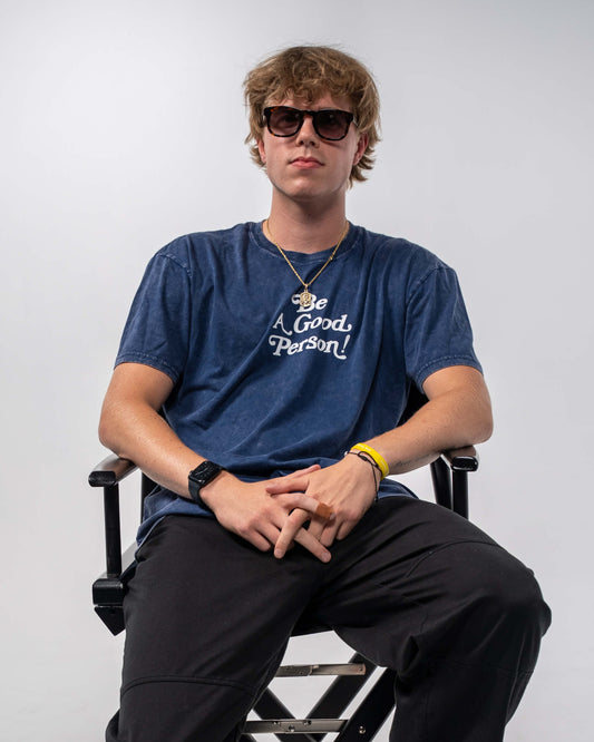 Exclamation Relaxed T-Shirt - Blue Stone Wash