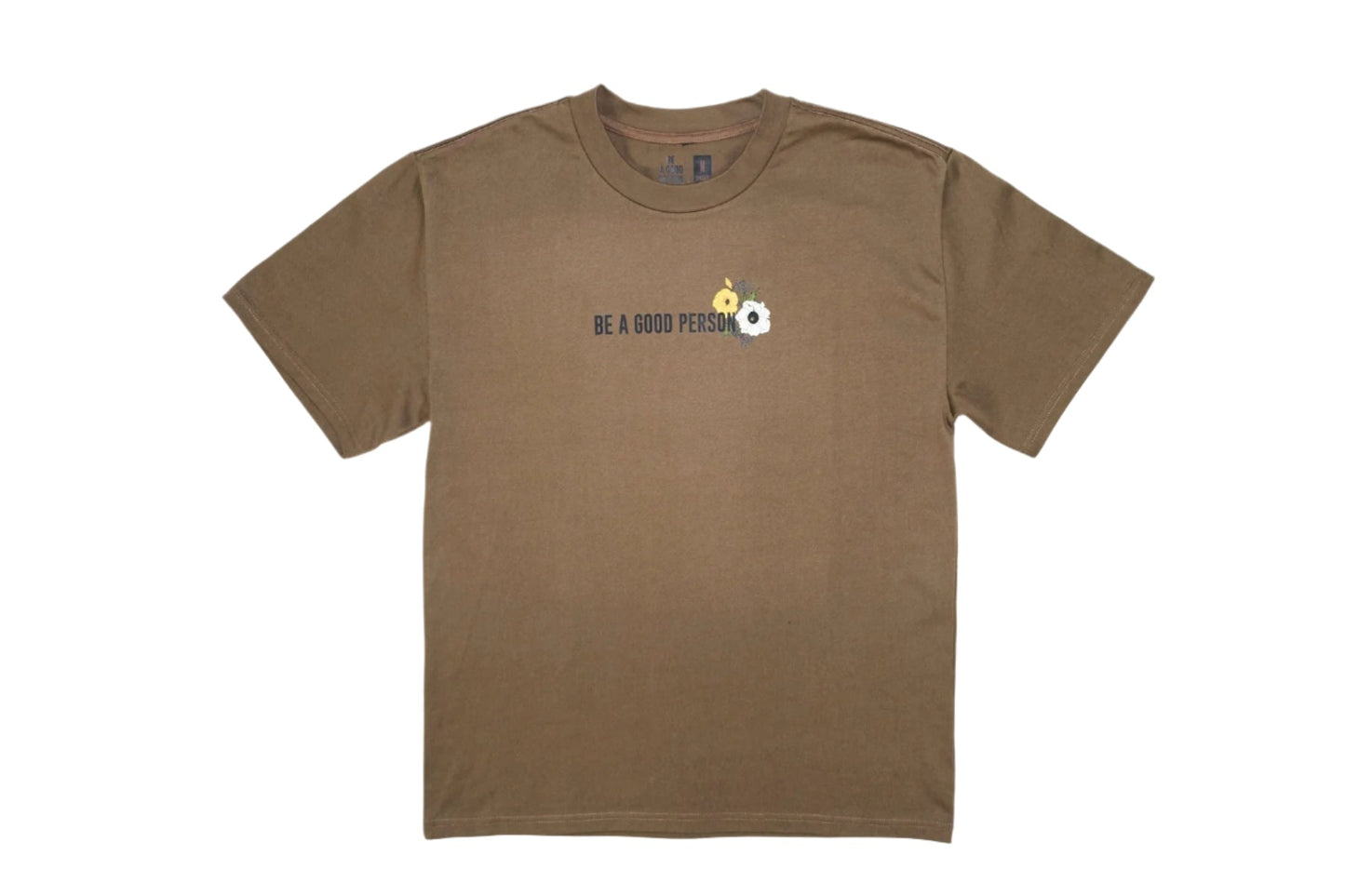 'In Bloom' Heavyweight Box T-Shirt - Brown