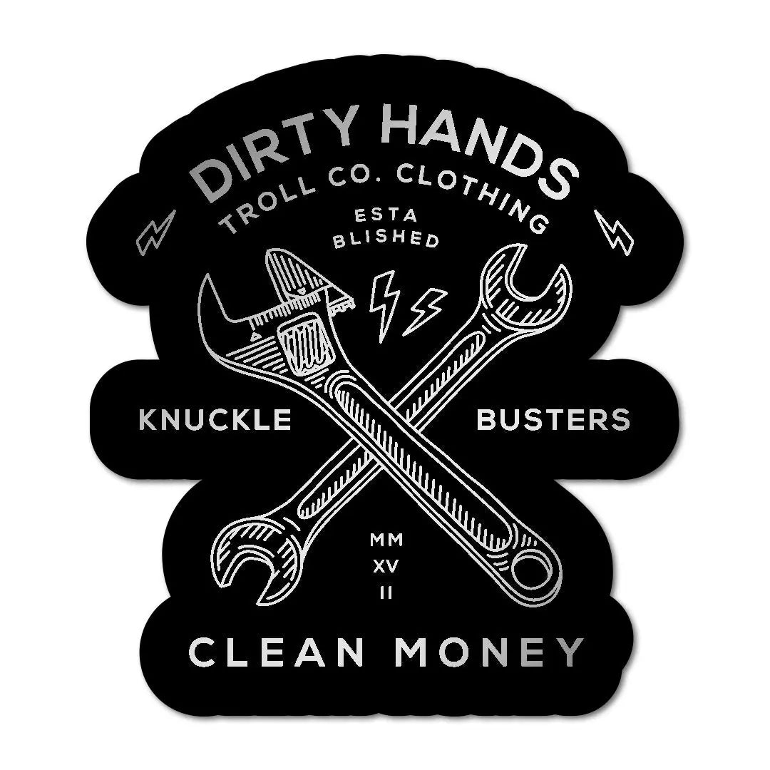 DHCM Twisting Wrenches Die Cut Sticker