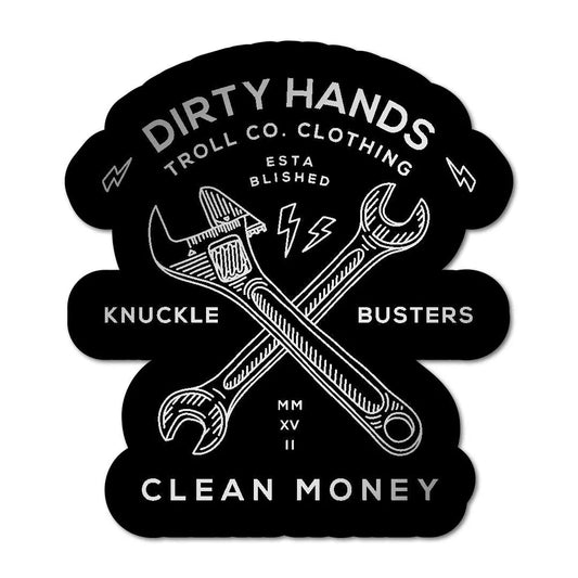 DHCM Twisting Wrenches Die Cut Sticker