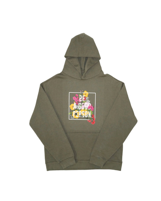 'In Bloom' Relax Hood Hoodie - Sage