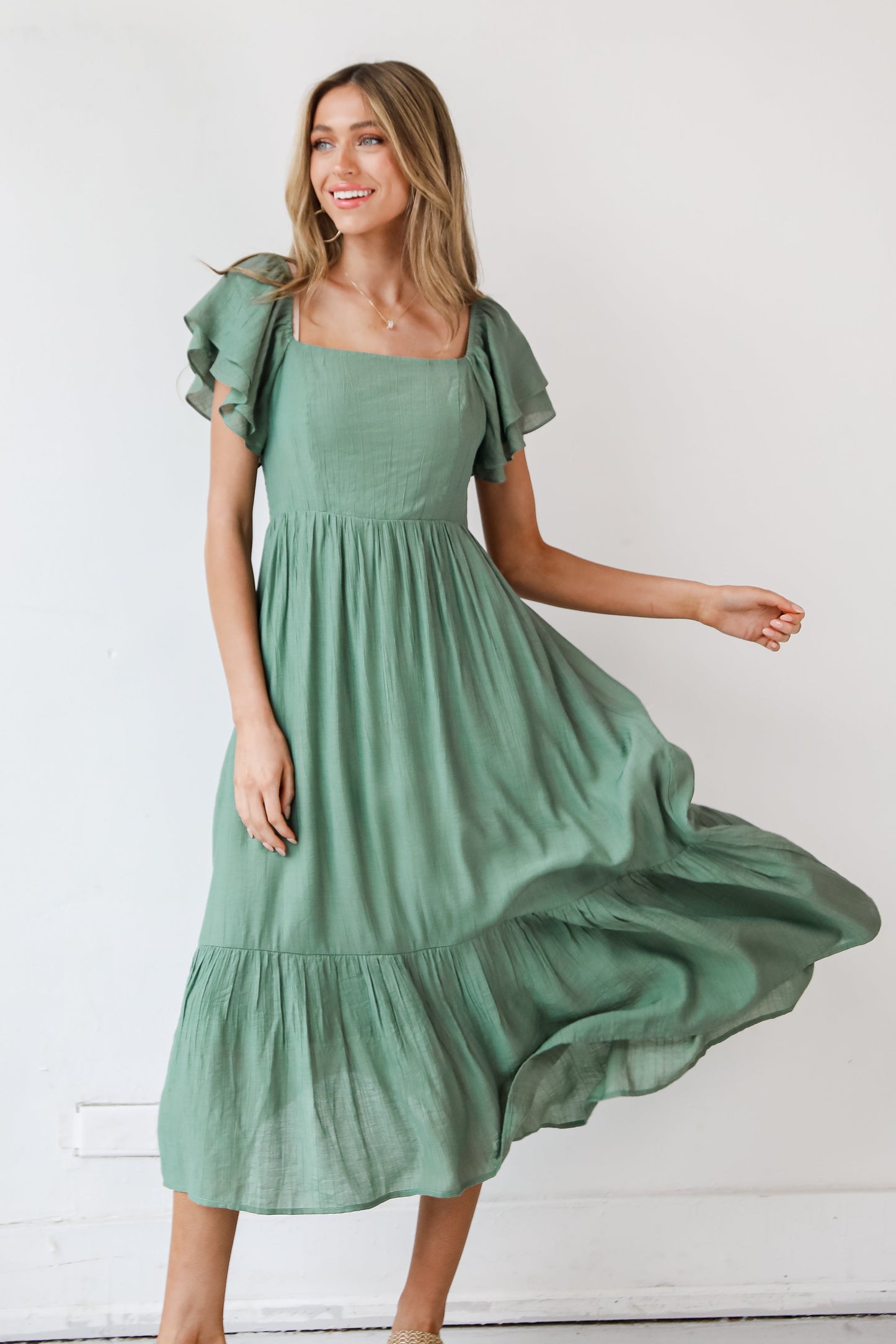 Dramatic Darling Midi Dress
