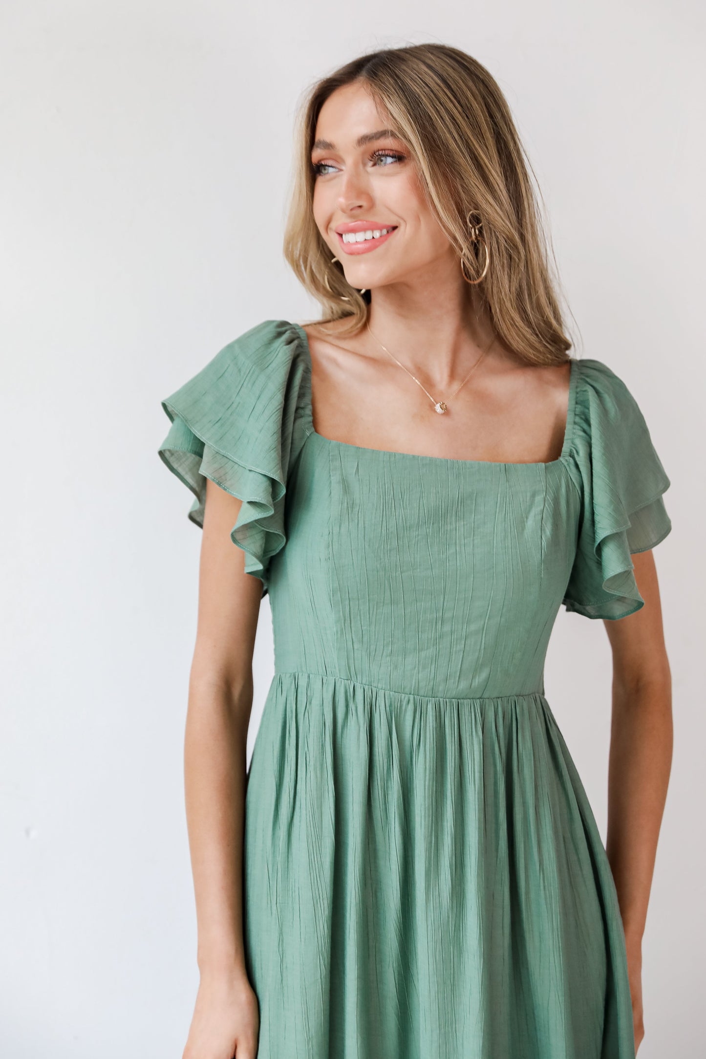 Dramatic Darling Midi Dress