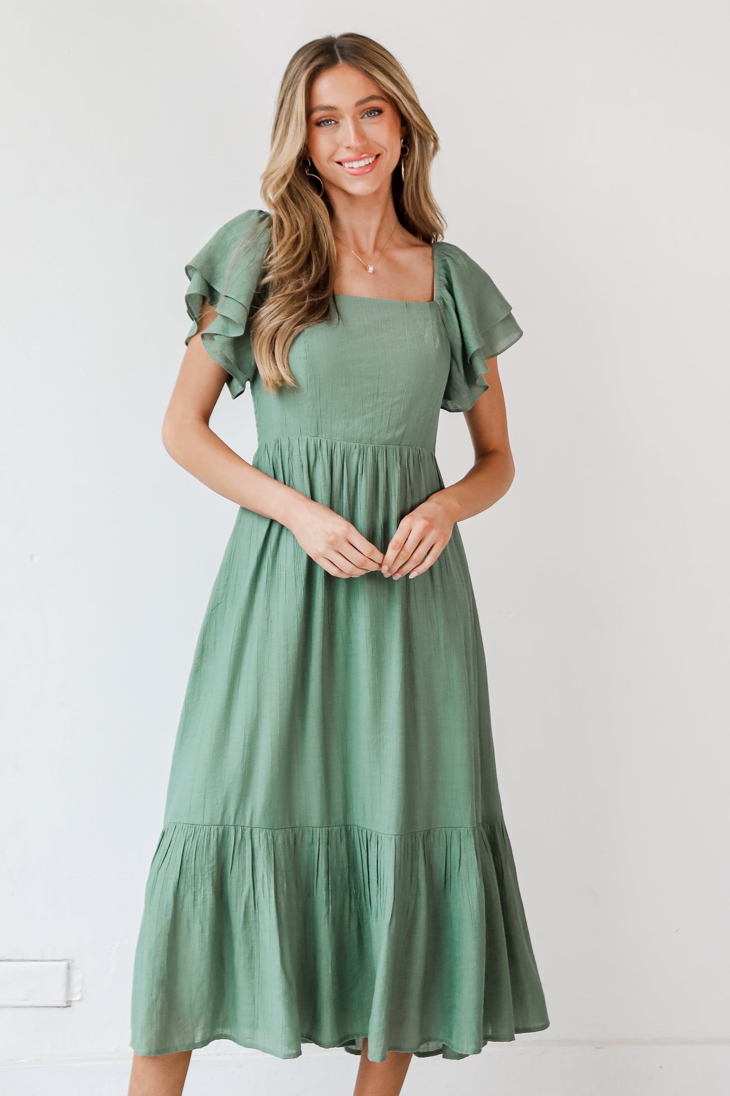 Dramatic Darling Midi Dress