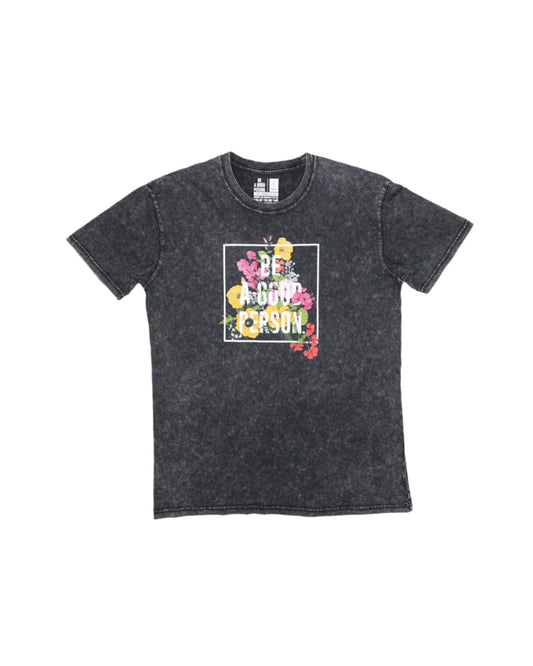 'In Bloom' Relaxed T-Shirt - Stone Wash